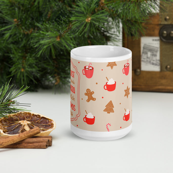 Hot Cocoa And Christmas Movie Mug