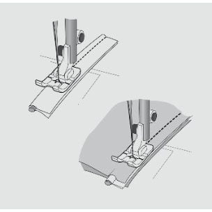 Husqvarna Viking Clear Piping Foot #413097145