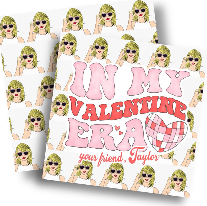 In My Valentine Era Valentine Card -  Taylor