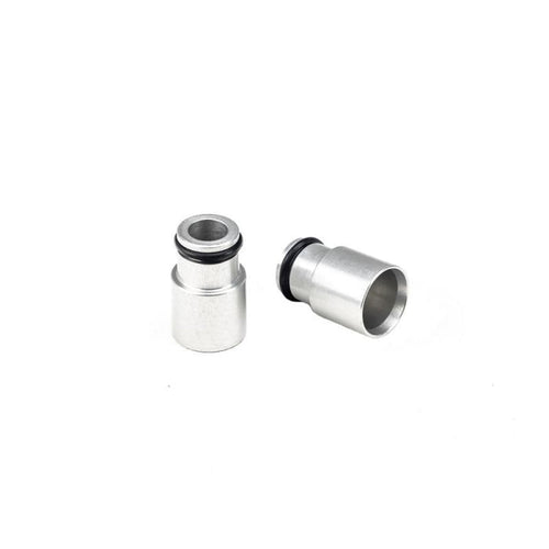 Injector Dynamics +12mm Clear Anodize Bottom Adapter 14mm Lower O-Ring