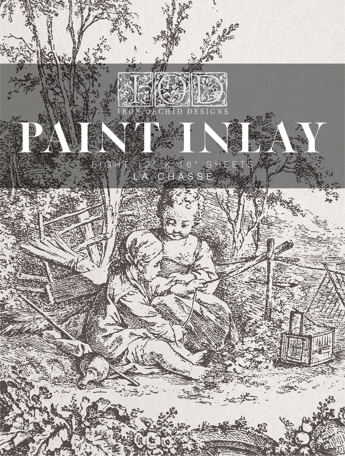 IOD La Chasse 12x16 Paint Inlay