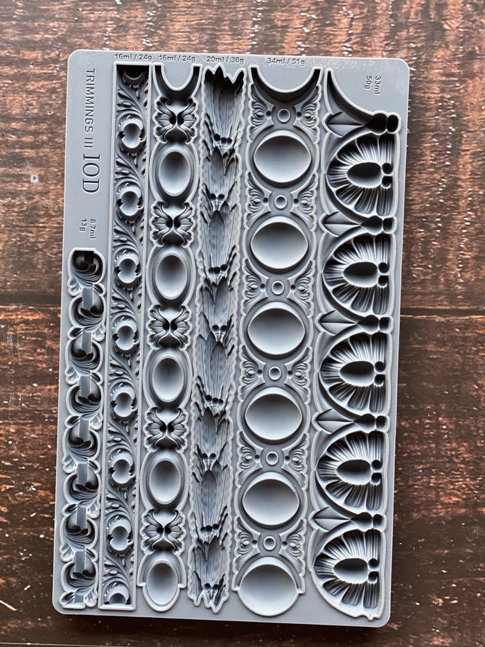 IOD Trimmings 3 6X10 Mould