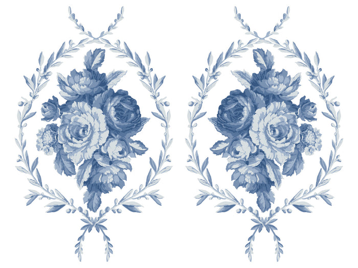 IOD Trompe L'oeil Bleu 12x16 Paint Inlay