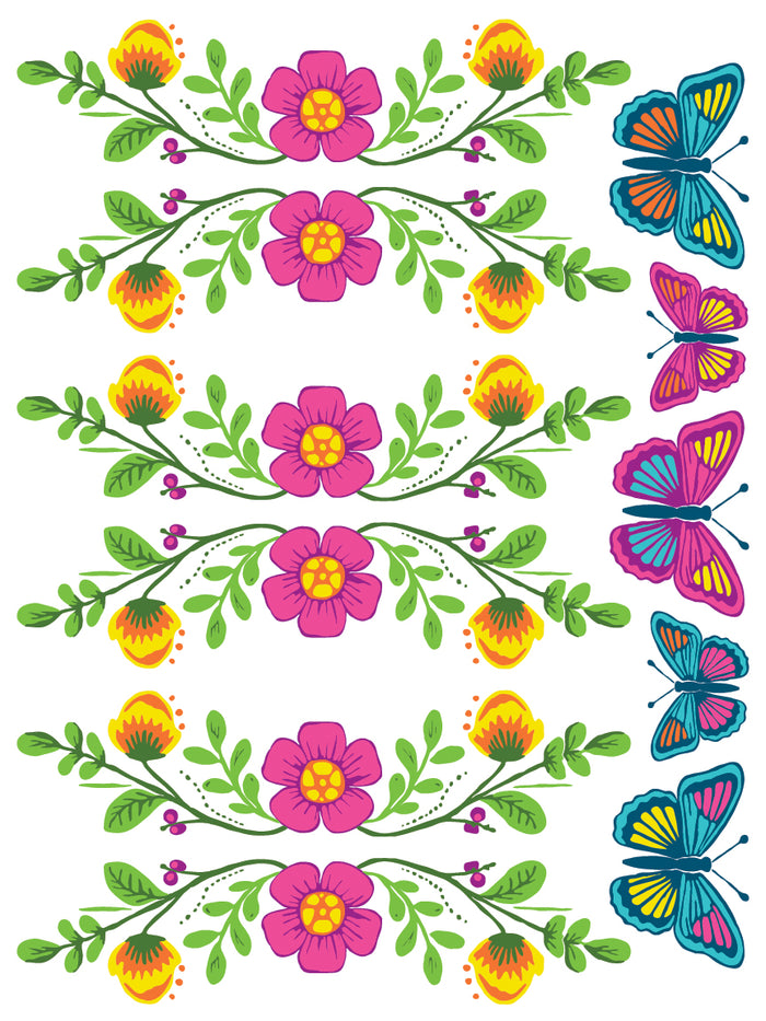 IOD Vida Flora 12x16 Paint Inlay
