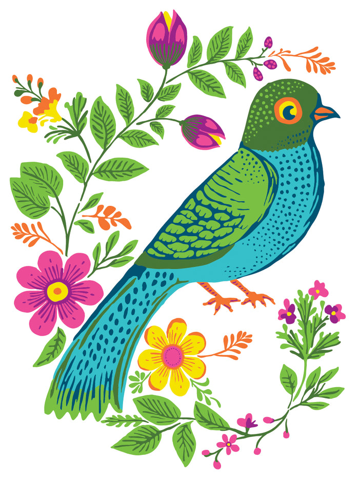 IOD Vida Flora 12x16 Paint Inlay
