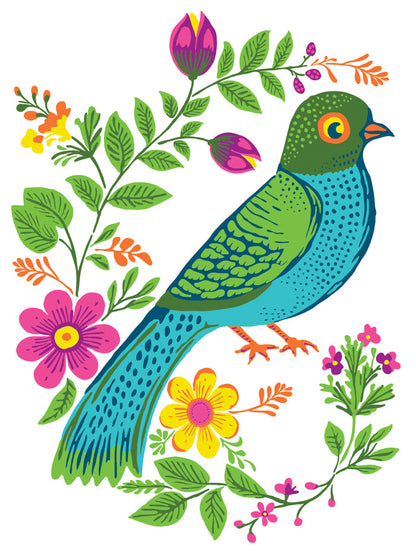 IOD Vida Flora 12x16 Paint Inlay