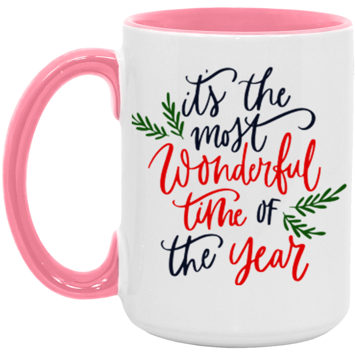 It's The Most Wonderful Time of the Year ceramic coffee mug, product photo 5