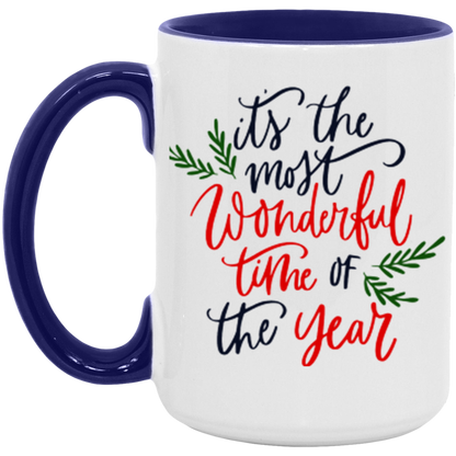 It's The Most Wonderful Time of the Year ceramic coffee mug, product photo 7