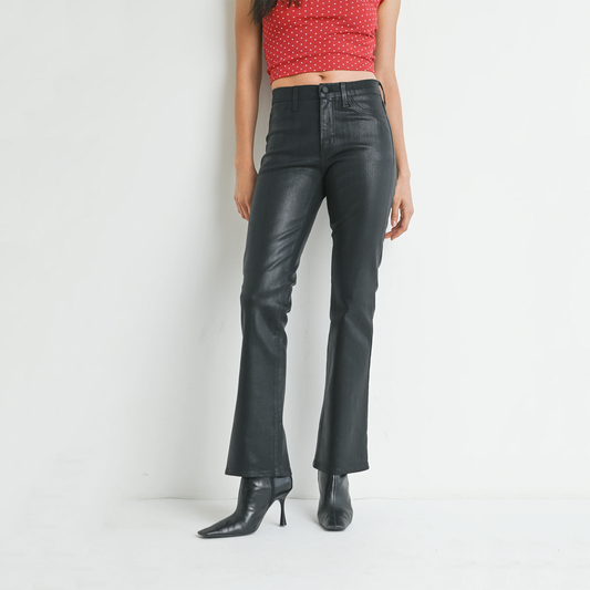 JBD Coated Slim Bootcut Jean