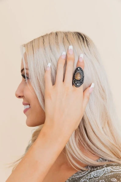 Jessica Honey Tiger's Eye Ring