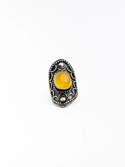 Jessica Honey Tiger's Eye Ring