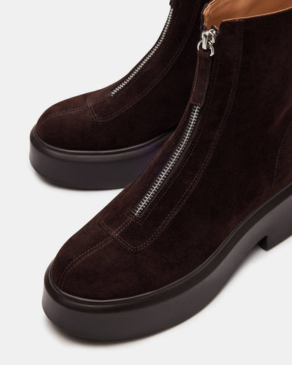 JONES CHOCOLATE BROWN SUEDE