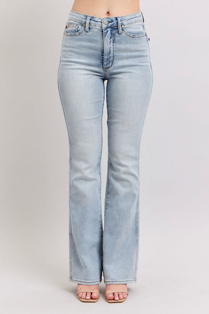 Judy Blue Women's Light Wash High-Rise Tummy Control Bootcut Jeans 88784