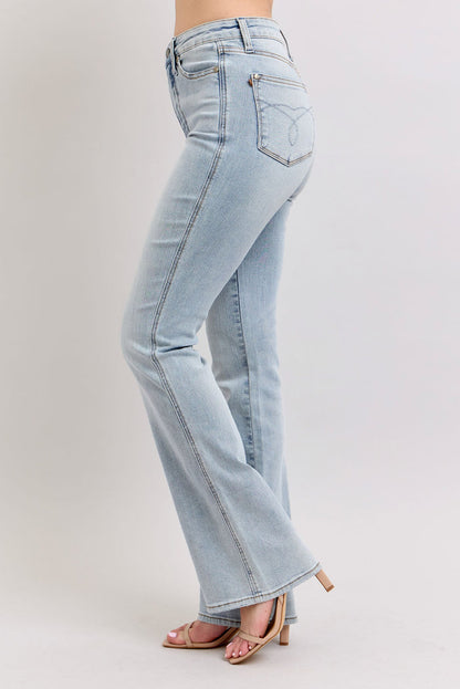 Judy Blue Women's Light Wash High-Rise Tummy Control Bootcut Jeans 88784