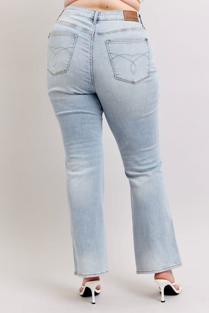 Judy Blue Women's Light Wash High-Rise Tummy Control Bootcut Jeans 88784