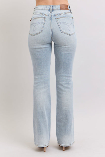 Judy Blue Women's Light Wash High-Rise Tummy Control Bootcut Jeans 88784
