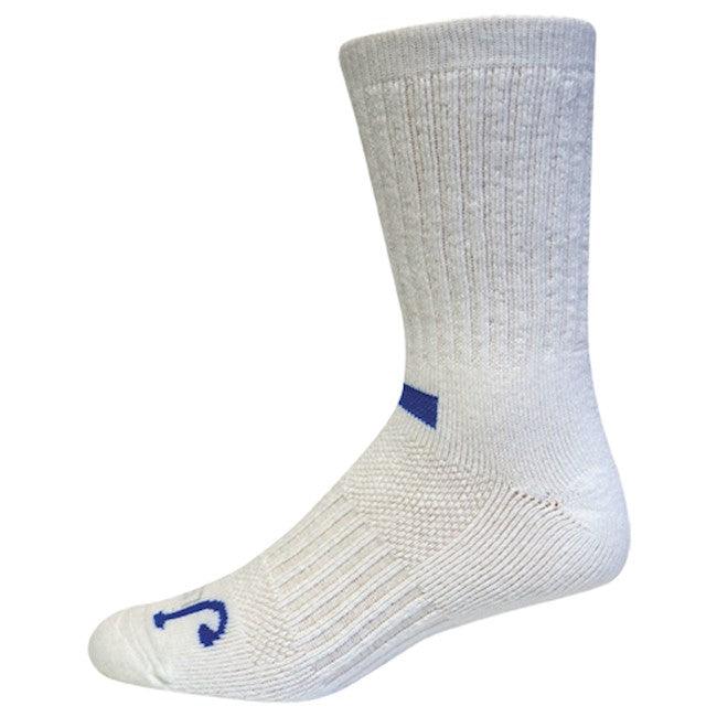 Justin Full Cushion Crew with Odor Control Just Dry Moisture Wicking 2 Pack White Sock 9585G051462 9589I051462 9589K051462-Painted Cowgirl Western Store