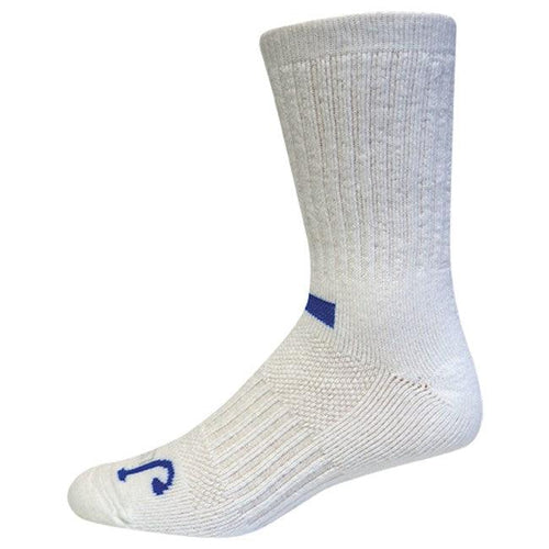 Justin Full Cushion Crew with Odor Control Just Dry Moisture Wicking 2 Pack White Sock 9585G051462 9589I051462 9589K051462-Painted Cowgirl Western Store
