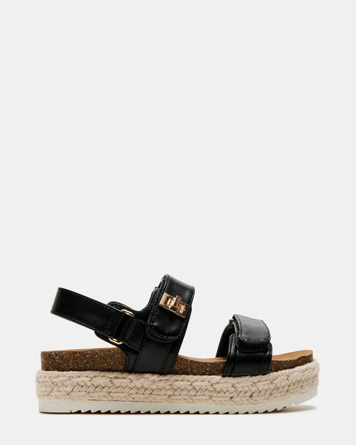 Kids' BIGMONA Black Girls' Platform Sandal | Steve Madden
