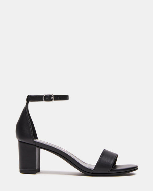 Kids' CARRSON Black Smooth Girls' Dress Heel | Steve Madden