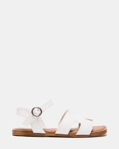 Kids' HAYDIN White Girls' Sandals | Steve Madden