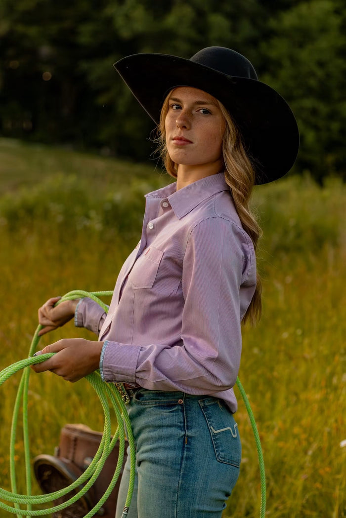 Kimes Ranch Women's Olivia Light Wash High Rise Stovepipe Wide Leg Jeans