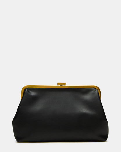 KISSES Bag Black Chain Strap Crossbody Clutch Handbag | Steve Madden