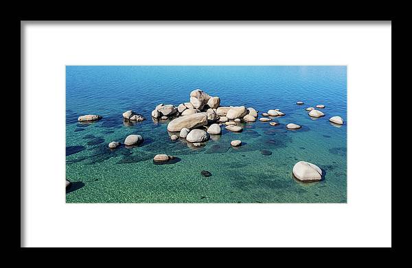 Lake Tahoe Ombre  - Framed Print