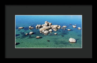Lake Tahoe Ombre  - Framed Print