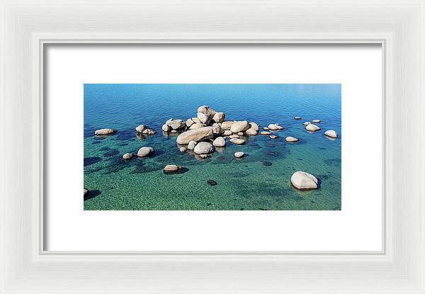 Lake Tahoe Ombre  - Framed Print