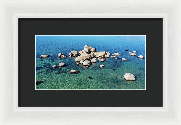 Lake Tahoe Ombre  - Framed Print