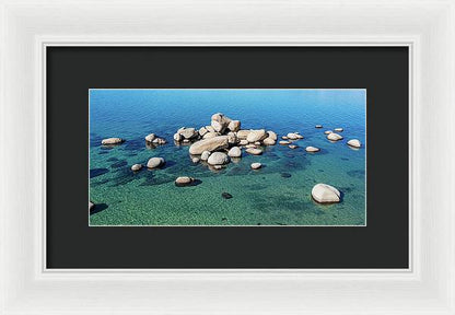 Lake Tahoe Ombre  - Framed Print