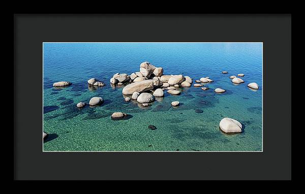 Lake Tahoe Ombre  - Framed Print
