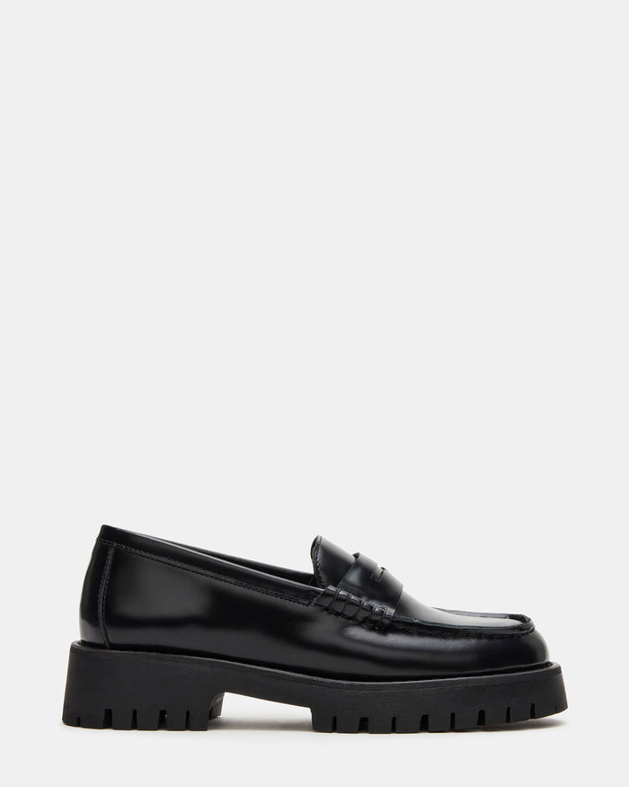 LANGSTEN Black Box Women's Platform Lug Loafer | Steve Madden