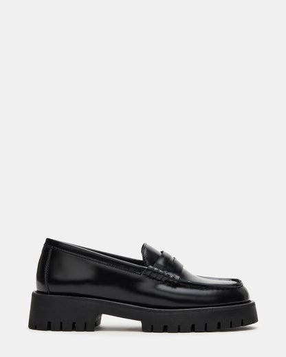 LANGSTEN Black Box Women's Platform Lug Loafer | Steve Madden