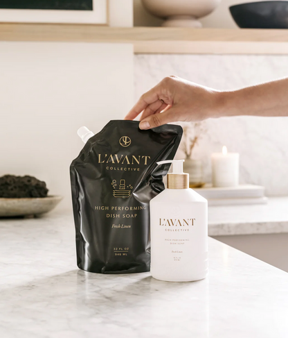 L'AVANT Collective High Performing Dish Soap, Fresh Linen