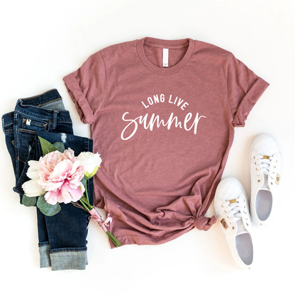 Long Live Summer graphic t-shirt