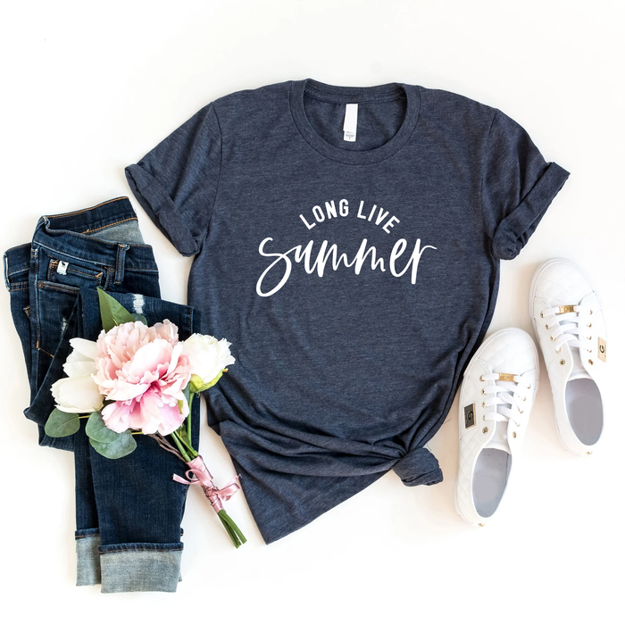 Long Live Summer graphic t-shirt, product photo 2