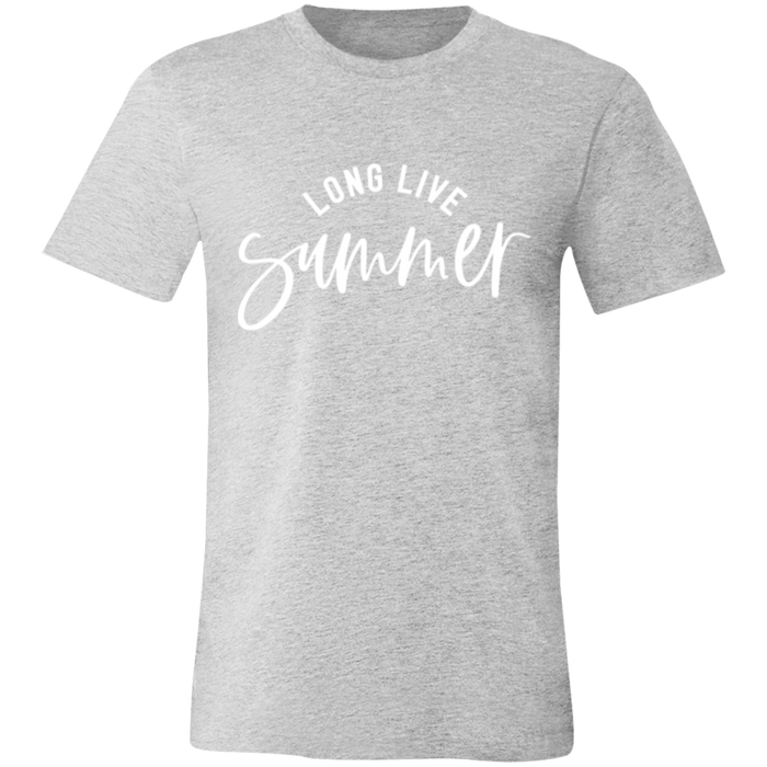 Long Live Summer graphic t-shirt in Athletic Heather