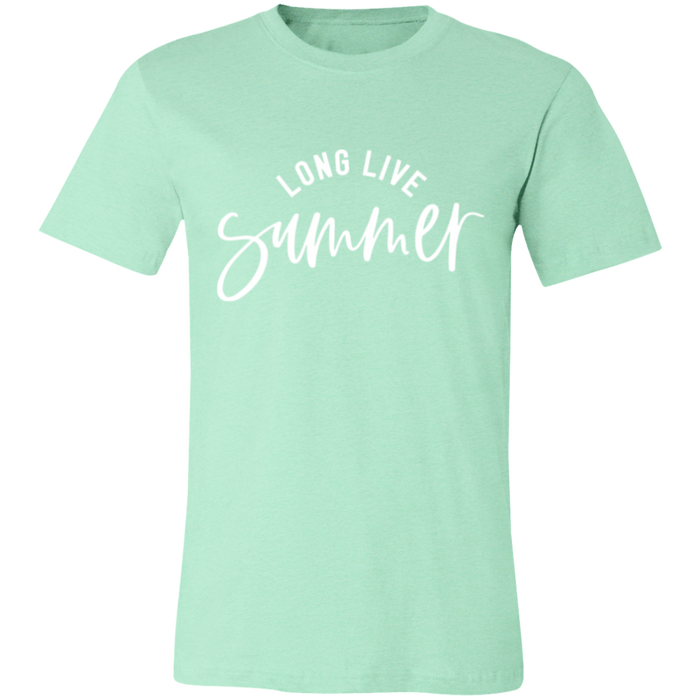 Long Live Summer graphic t-shirt in Heather Mint