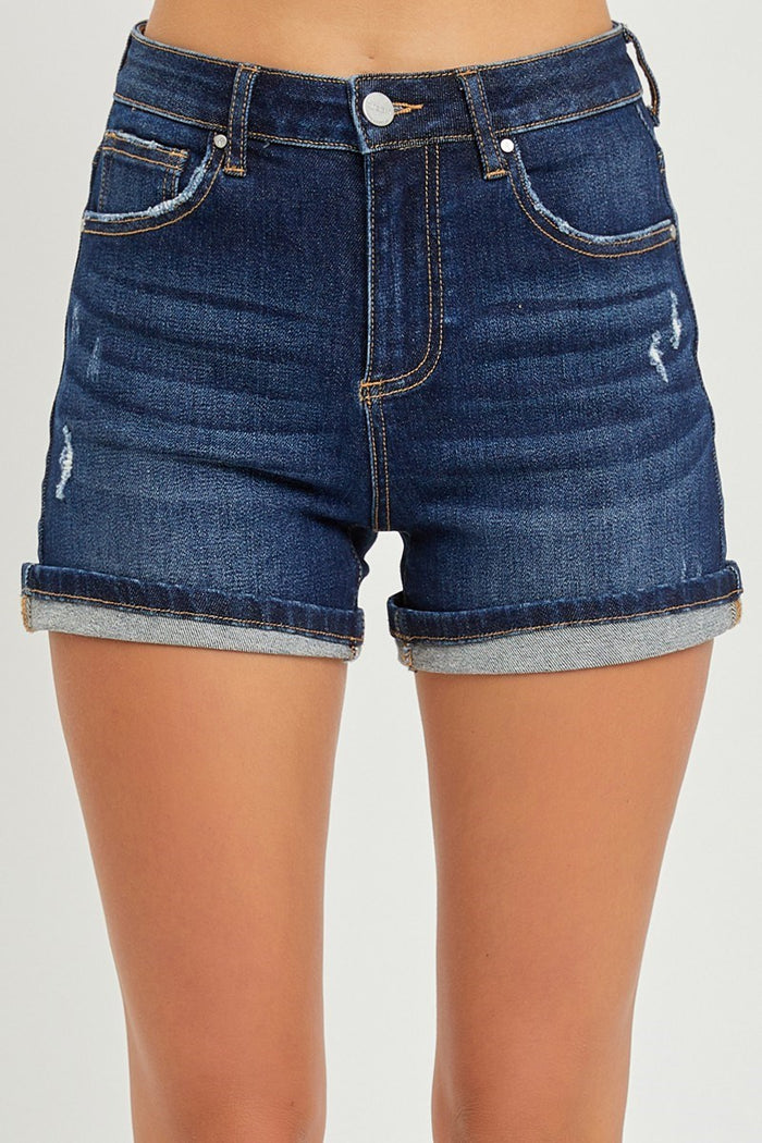Maren High Rise Turn Up Cuff Shorts
