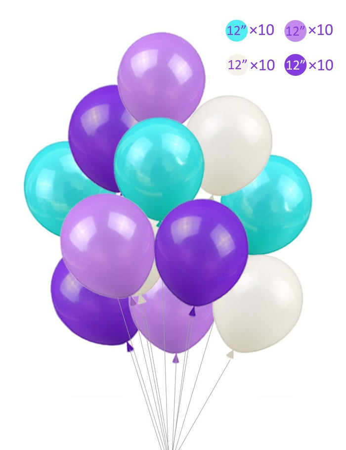 Mermaid Birthday Theme Set Banner, Balloons, Pom Pom & Tassels Party Decorations