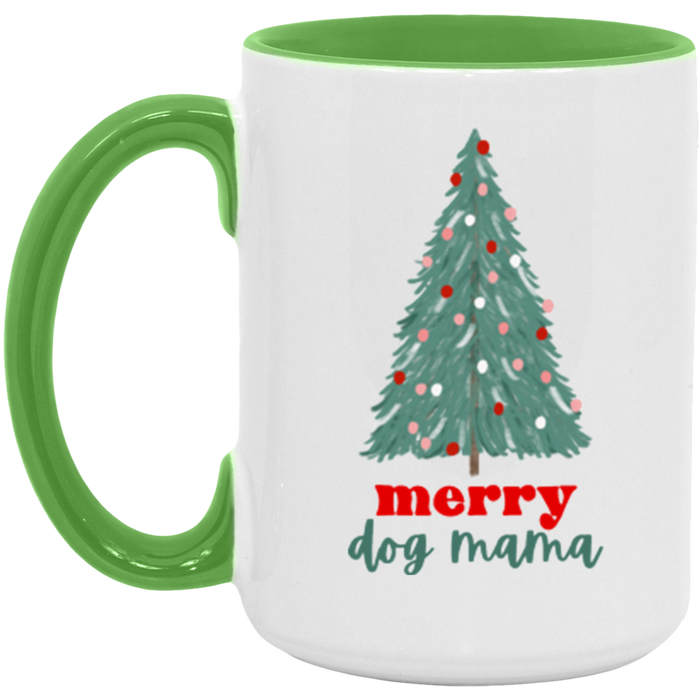 Merry Dog Mama ceramic coffee mug