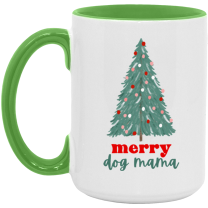 Merry Dog Mama ceramic coffee mug