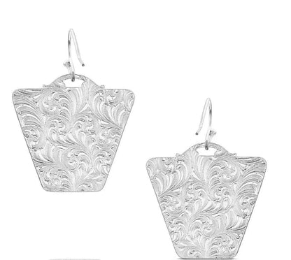Montana Silversmiths Meadow Majesty Steerhead Earrings ER5898RTG