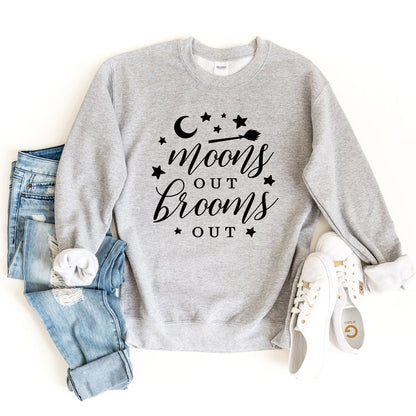 Moons Out Brooms Out crewneck sweatshirt