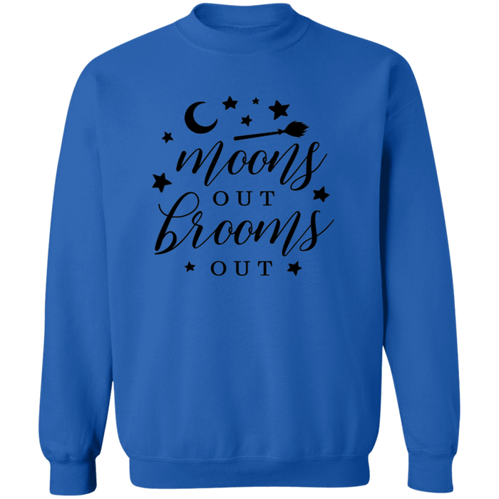 Moons Out Brooms Out crewneck sweatshirt in Royal