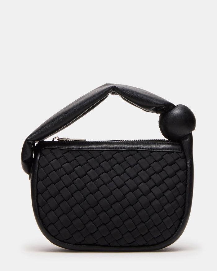 NATASHA Bag Black Women's Mini Woven Handbag | Steve Madden
