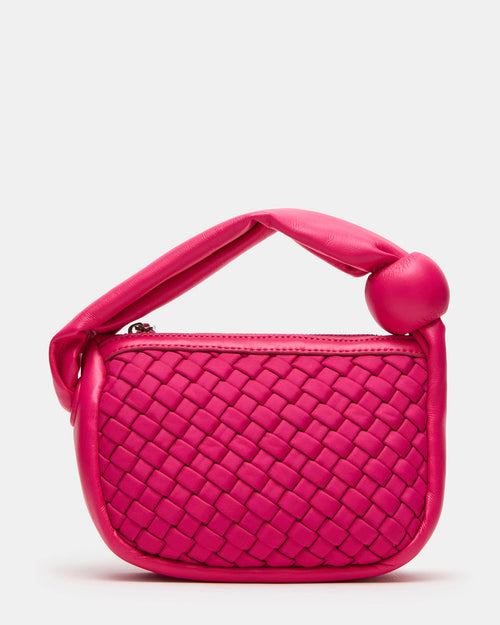 NATASHA Bag Fuchsia Women's Mini Woven Handbag | Steve Madden