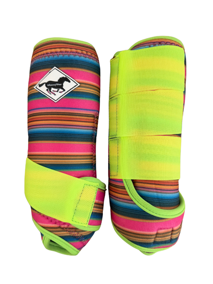 Neon Vaquero Protective Sport Boots